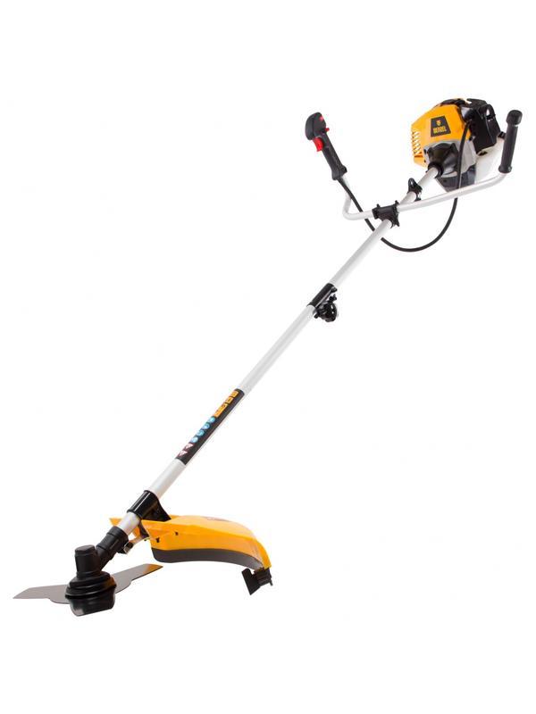 Триммер бензиновый DR-52S, 52 см3, разъемная штанга, состоит из 2 частей Denzel