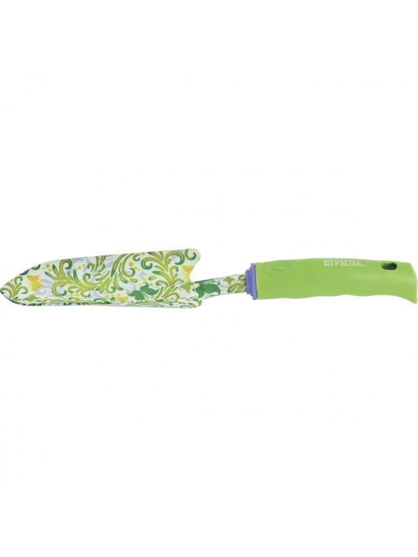 Совок посадочный узкий, 55 х 320 мм, стальной, пластиковая рукоятка, Flower Green, Palisad