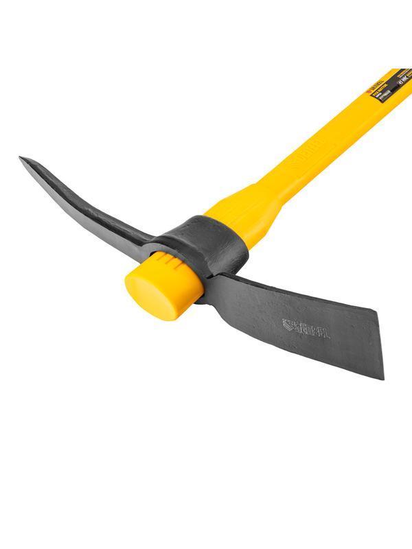 Кирка 2250 г, широкая, фиберглассовая обрезиненная рукоятка 900 мм// Denzel