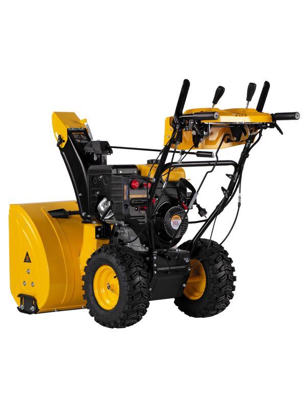 Бензиновая снегоуборочная машина SBL 711D PRO, 302cc, эл.старт, фара, обогрев, блок. дифф.// Denzel