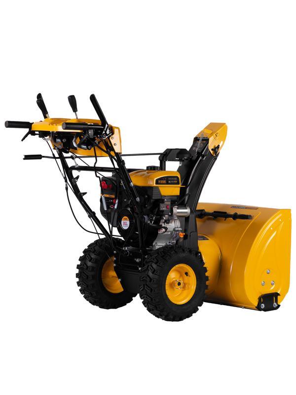 Бензиновая снегоуборочная машина SBL 711D PRO, 302cc, эл.старт, фара, обогрев, блок. дифф.// Denzel