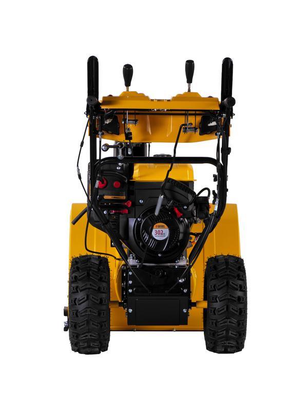 Бензиновая снегоуборочная машина SBL 711D PRO, 302cc, эл.старт, фара, обогрев, блок. дифф.// Denzel