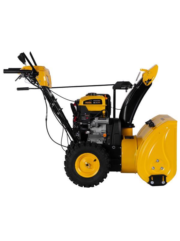 Бензиновая снегоуборочная машина SBL 711D PRO, 302cc, эл.старт, фара, обогрев, блок. дифф.// Denzel