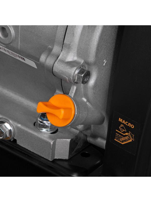 Бензиновая снегоуборочная машина SBL 711D PRO, 302cc, эл.старт, фара, обогрев, блок. дифф.// Denzel