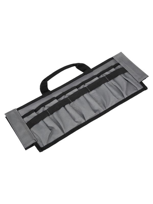 Переноска для инструмента, 400х225х300мм, пластиковое дно, наплечный ремень// Gross