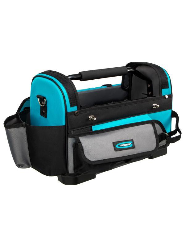 Переноска для инструмента, 400х225х300мм, пластиковое дно, наплечный ремень// Gross