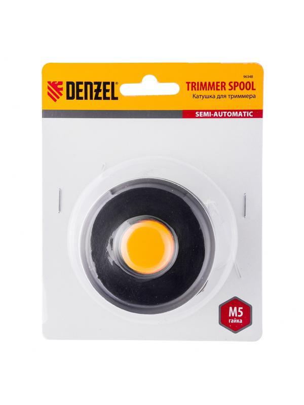Катушка триммерная полуавтоматическая, для Denzel TE-350 артикула 96619, в блистере, гайка M5 Denzel