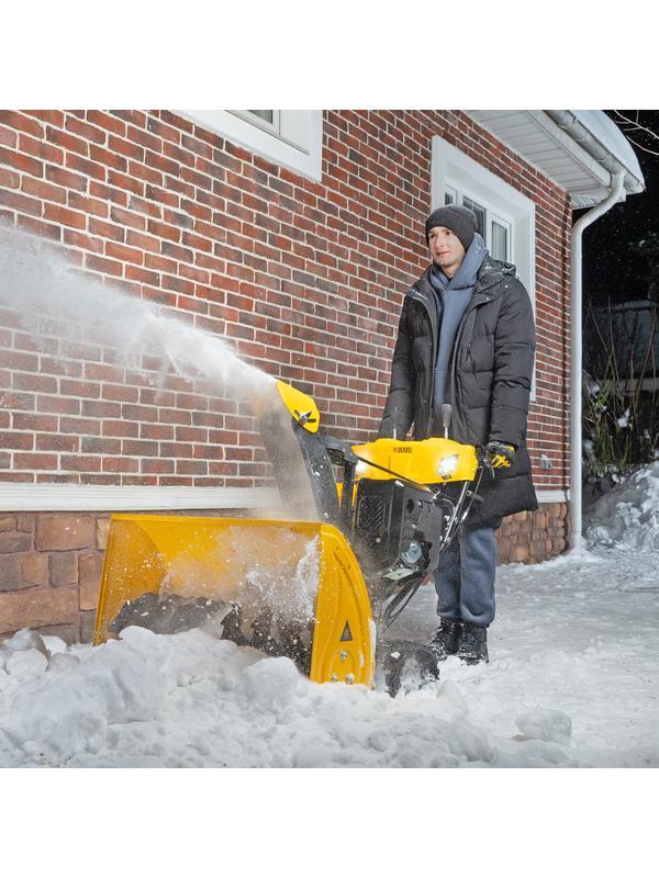 Бензиновая снегоуборочная машина SBL 711DT PRO, 420cc, гусеницы, эл.старт, блок. дифф.// Denzel