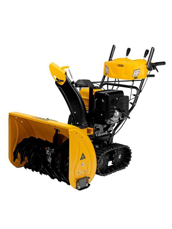 Бензиновая снегоуборочная машина SBL 711DT PRO, 420cc, гусеницы, эл.старт, блок. дифф.// Denzel