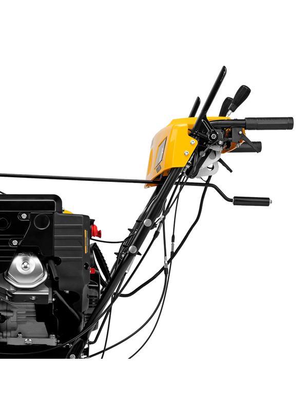 Бензиновая снегоуборочная машина SBL 711DT PRO, 420cc, гусеницы, эл.старт, блок. дифф.// Denzel