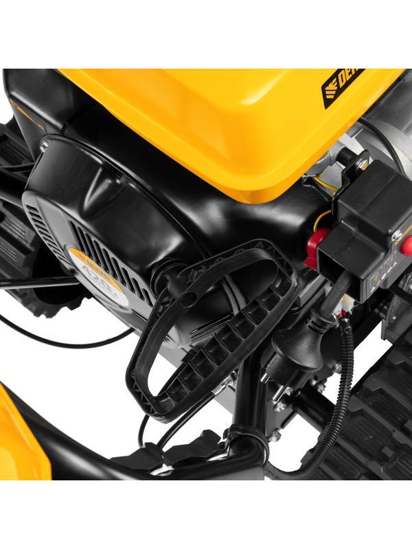 Бензиновая снегоуборочная машина SBL 711DT PRO, 420cc, гусеницы, эл.старт, блок. дифф.// Denzel