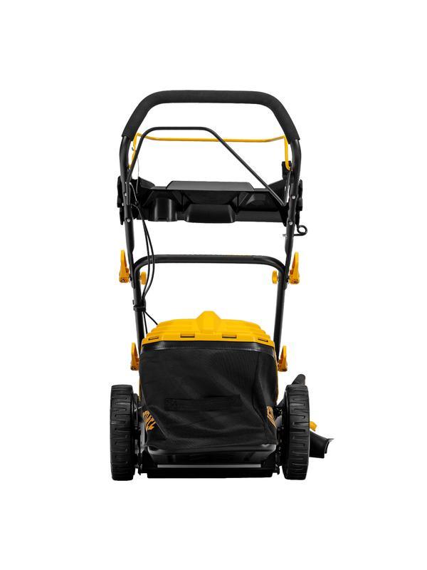 Газонокосилка бензиновая GLD-520SP, 196 куб.см, ширина 52 см, привод, 7 уровней,травосборник 60 л Denzel