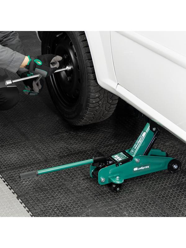 Домкрат гидравлический подкатной, 2 т, 135-320 мм Сибртех