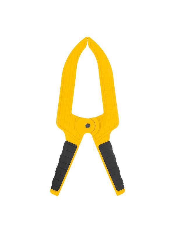 Струбцина клещеобразная, удлиненная 75 х 110 мм двухкомпонентные рукоятки Denzel