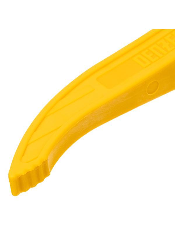 Струбцина клещеобразная, удлиненная 75 х 110 мм двухкомпонентные рукоятки Denzel