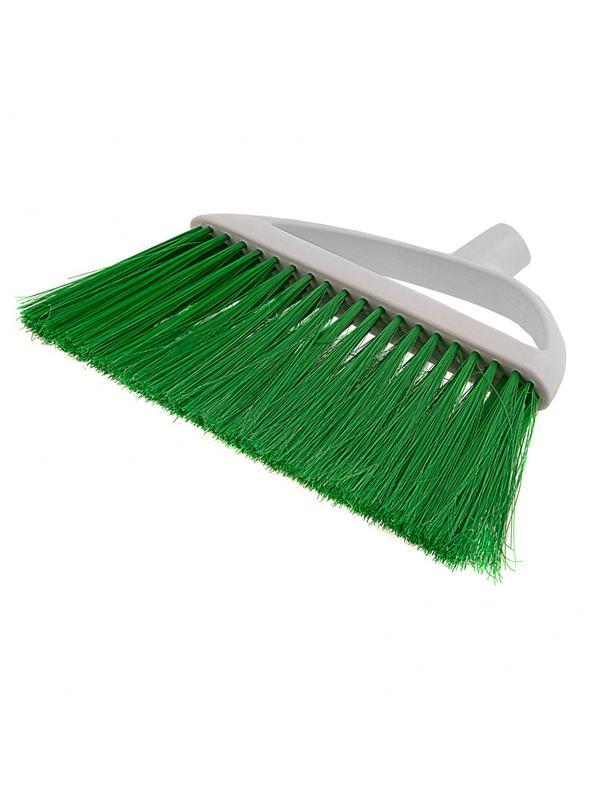 Щетка пластмассовая для подметания пола, премиум, 23 см, без черенка, салатовая щетина, Home Palisad