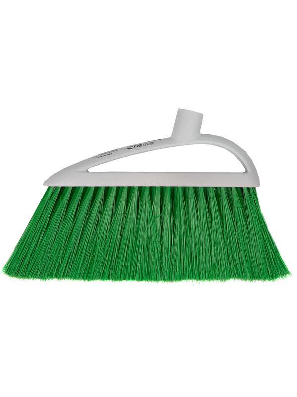 Щетка пластмассовая для подметания пола, премиум, 23 см, без черенка, салатовая щетина, Home Palisad