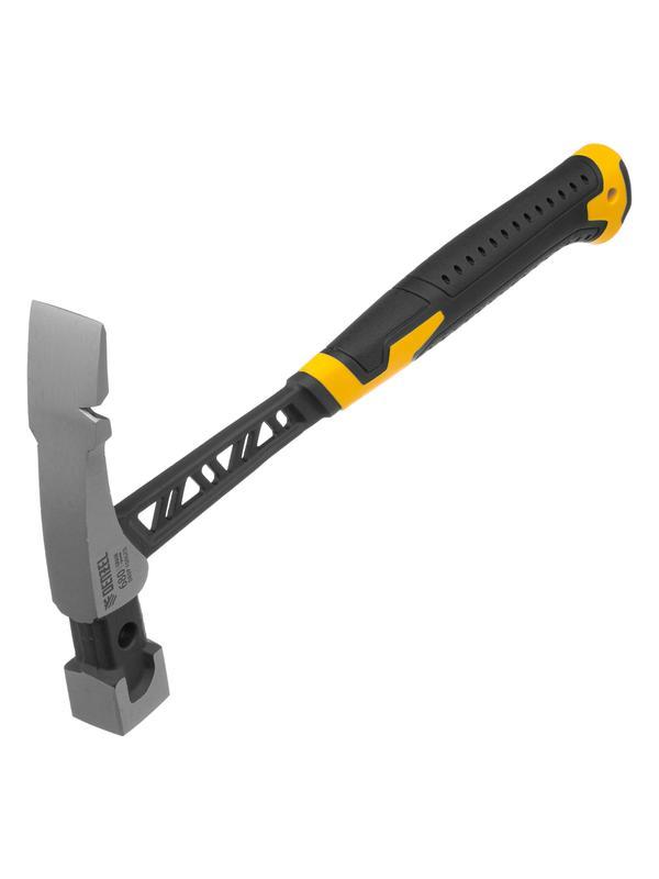 Молоток каменщика 680 г, цельнокованый, двухкомпонентная обрезиненная рукоятка Denzel