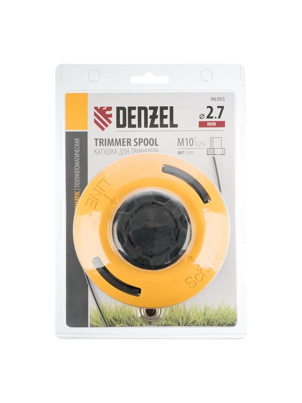 Катушка триммер. полуавтомат., гайка М10, М10, М12, лев. шаг 1,25 1,5 1,5мм// Denzel