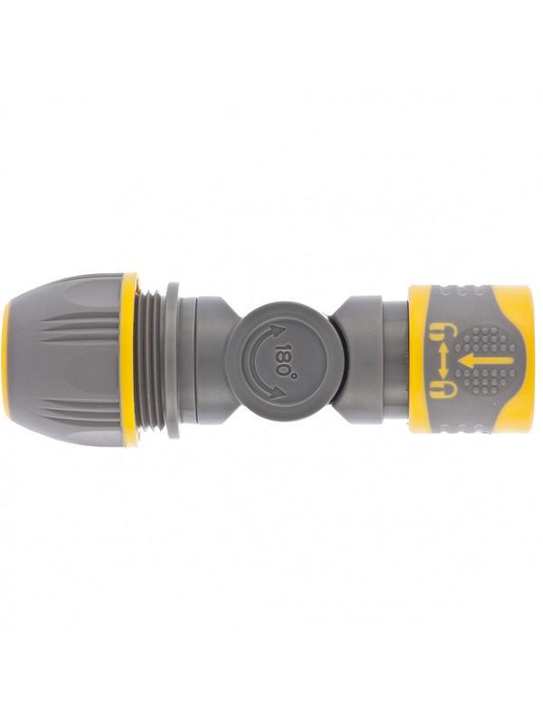 Соединитель быстросъемный, универсальный 1/2-3/4, с шарниром Palisad Luxe