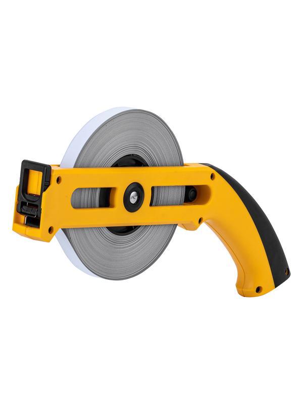 Рулетка геодезическая 50 м х 13 мм, открытый корпус, металлическая лента Denzel