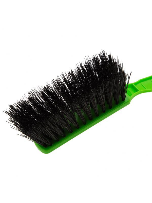 Набор: совок с кромкой 330 x 225 мм и щетка-сметка 285 мм, зеленый, Home Palisad