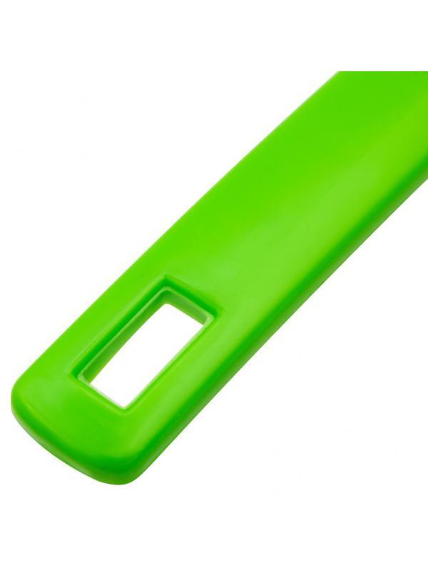 Набор: совок с кромкой 330 x 225 мм и щетка-сметка 285 мм, зеленый, Home Palisad