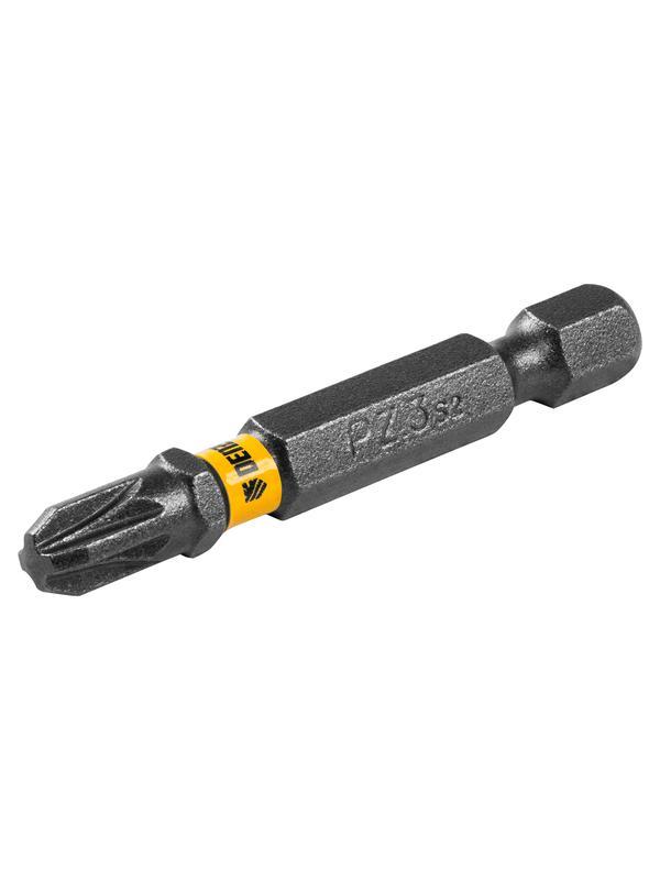 Бита PZ3х50, сталь S2, шестигранный профиль, 10 шт. Е 6,3 Denzel