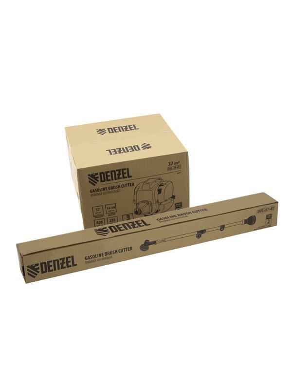 Триммер бензиновый DTL-43S, 43 см3, разъемная штанга, состоит из 2 частей Denzel