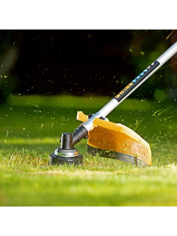 Триммер бензиновый DTL-43S, 43 см3, разъемная штанга, состоит из 2 частей Denzel