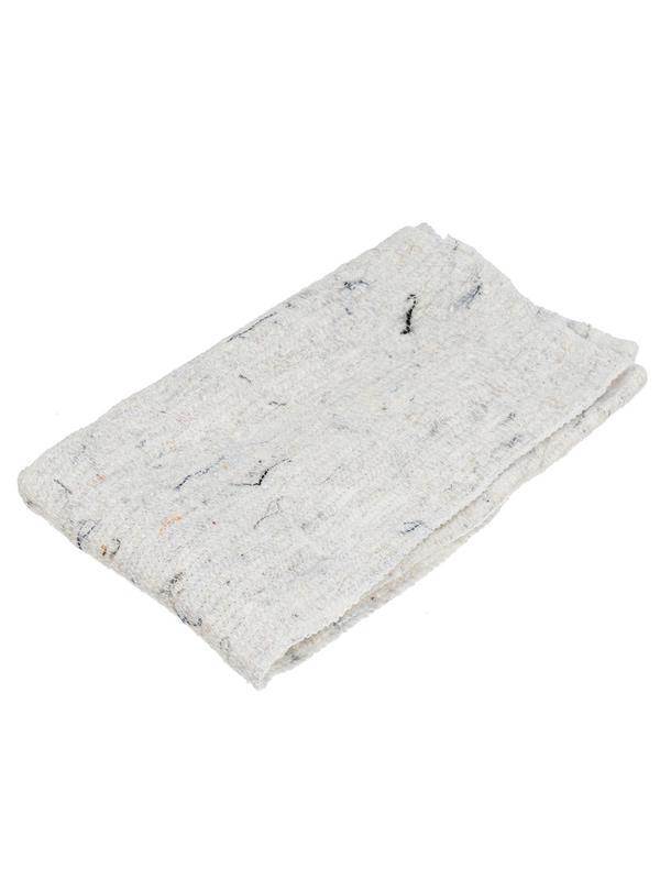 Салфетка для пола х/б, 500x700 мм, белая, Home Palisad