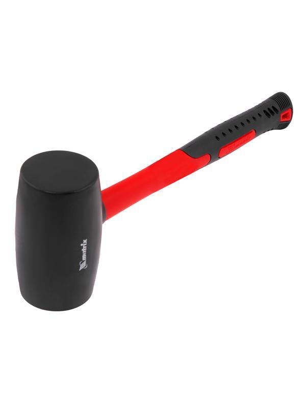 Киянка резиновая, 910 г, черная резина, фибергласовая рукоятка// Matrix