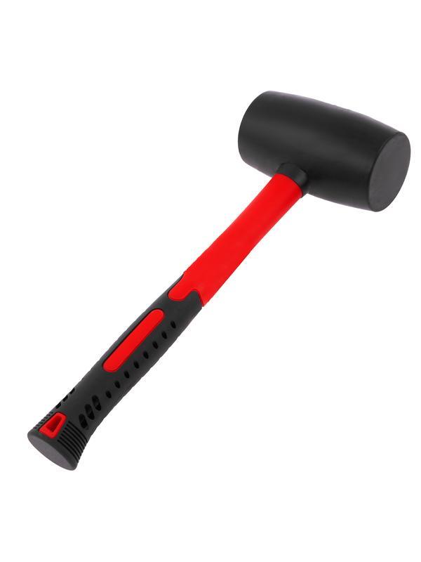 Киянка резиновая, 910 г, черная резина, фибергласовая рукоятка// Matrix