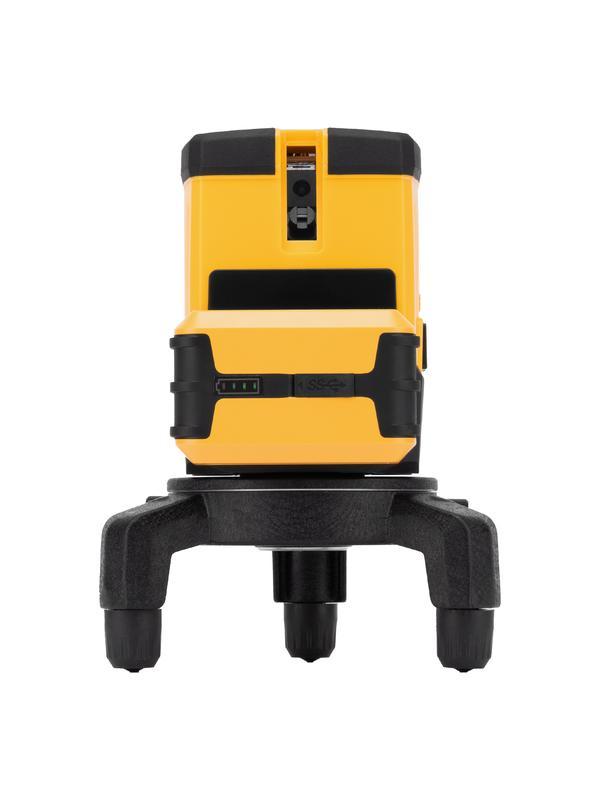 Лазерный уровень LX 05 Red, 20 м, 635 нм, аккумулятор Li 5200 mAh, резьба 5/8