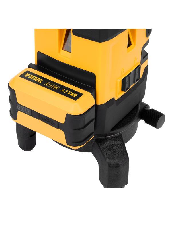 Лазерный уровень LX 05 Red, 20 м, 635 нм, аккумулятор Li 5200 mAh, резьба 5/8