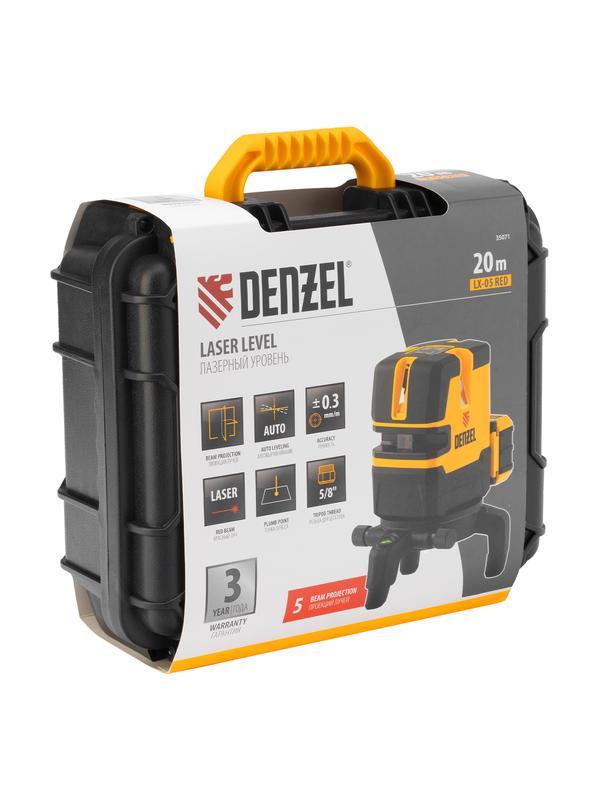 Лазерный уровень LX 05 Red, 20 м, 635 нм, аккумулятор Li 5200 mAh, резьба 5/8