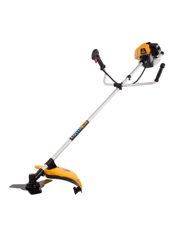 Триммер бензиновый DR-52, 52 см3, неразъемная штанга, состоит из 2 частей Denzel