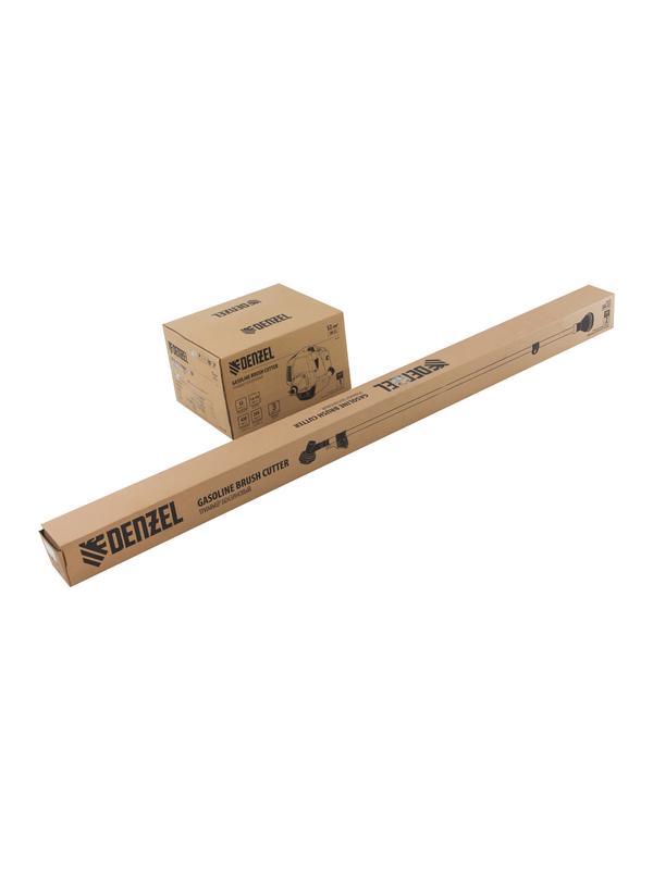 Триммер бензиновый DR-52, 52 см3, неразъемная штанга, состоит из 2 частей Denzel