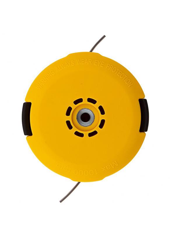 Катушка универсальная триммерная, гайка М10 х 1.25, М8, М12, винт М8-М10, левая резьба, шаг 1.5 мм Denzel