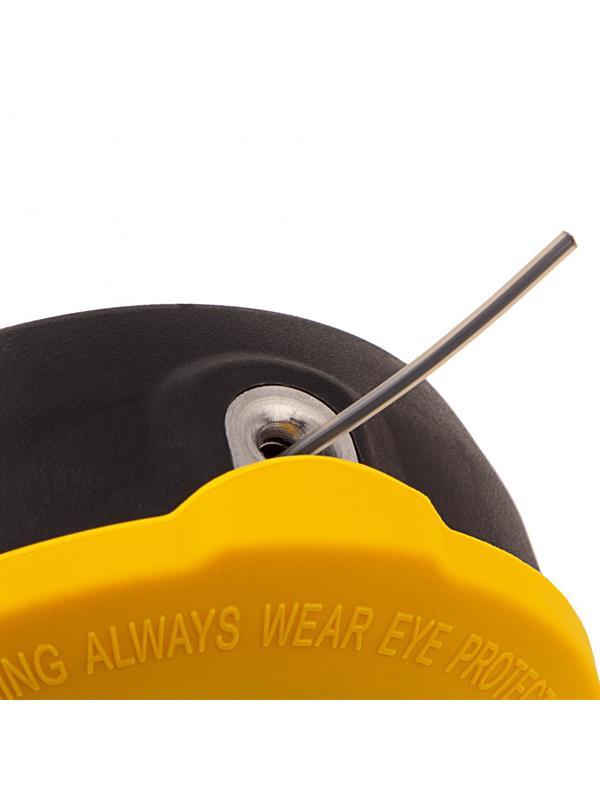 Катушка универсальная триммерная, гайка М10 х 1.25, М8, М12, винт М8-М10, левая резьба, шаг 1.5 мм Denzel