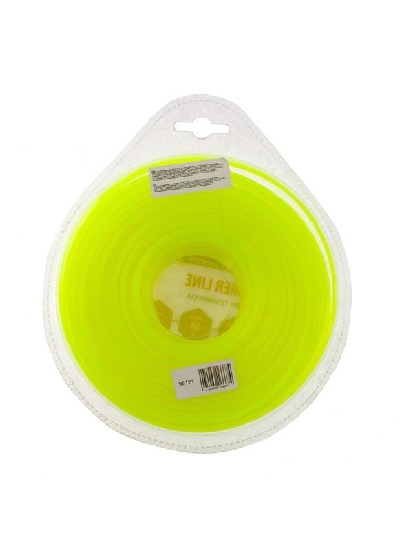 Леска для триммера, звезда 2.4 мм х 58 м, блистер Flex cord Denzel