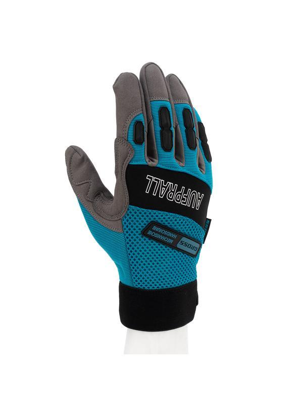 Перчатки универсальные комбинированные, с защитными накладками, STYLISH, размер XL (10) Gross