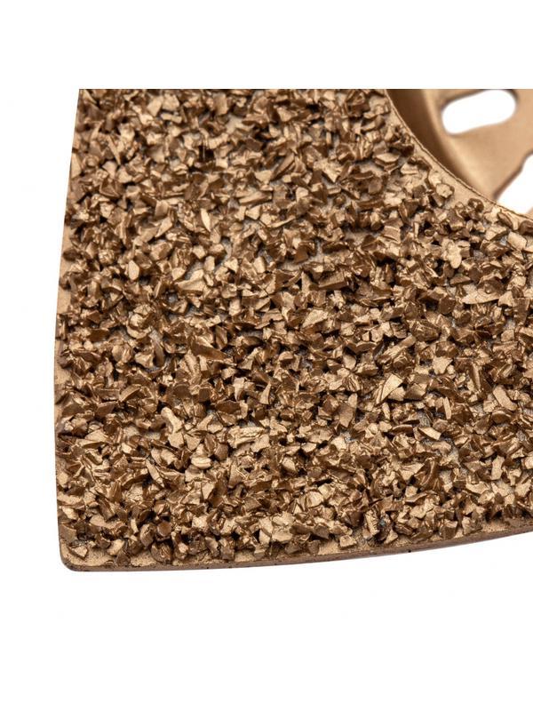 Насадка для МФИ шлифовальная дельтавидная, HM, по плитке и дереву, 78 мм Denzel