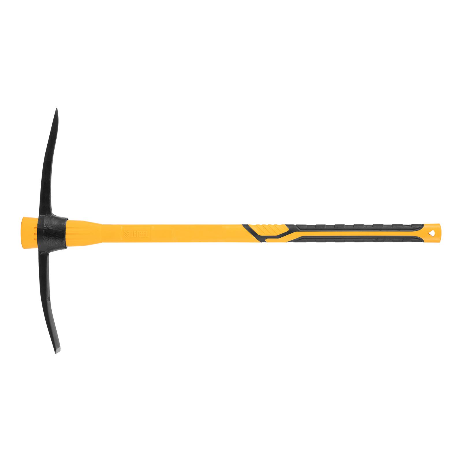 Кирка 2000 г, узкая, фиберглассовая обрезиненная рукоятка 900 мм// Denzel