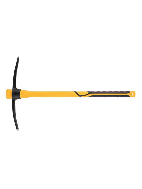 Кирка 2000 г, узкая, фиберглассовая обрезиненная рукоятка 900 мм// Denzel