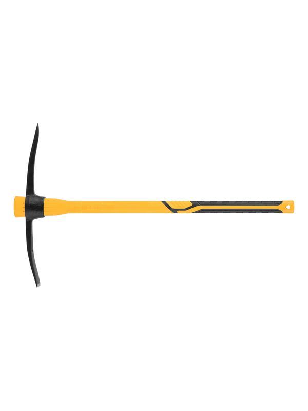 Кирка 2000 г, узкая, фиберглассовая обрезиненная рукоятка 900 мм// Denzel