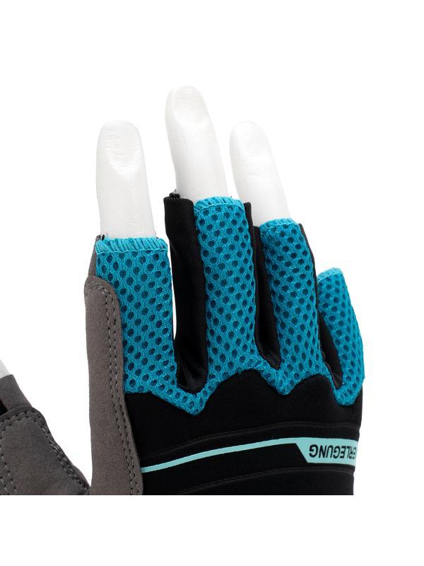 Перчатки комбинированные облегченные, открытые пальцы, AKTIV, размер L (9) Gross