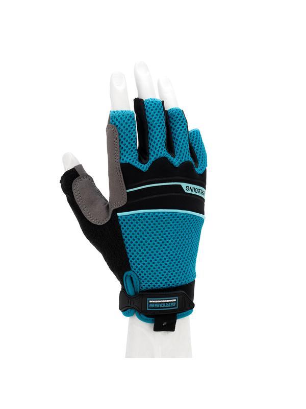 Перчатки комбинированные облегченные, открытые пальцы, AKTIV, размер L (9) Gross