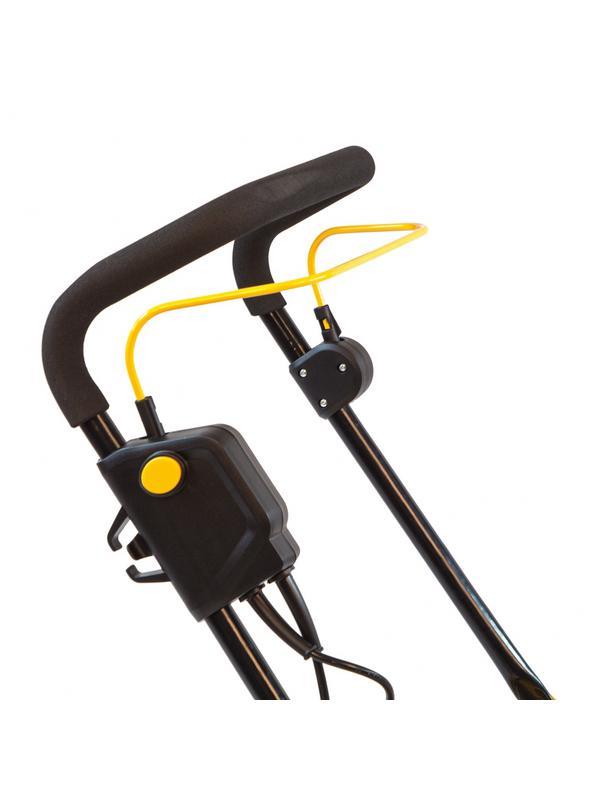 Газонокосилка электрическая GM-1600, 1600 Вт, ширина 36 см, 3 уровя, травосборник 35 л. Denzel