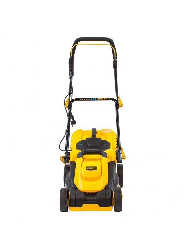 Газонокосилка электрическая GM-1600, 1600 Вт, ширина 36 см, 3 уровя, травосборник 35 л. Denzel